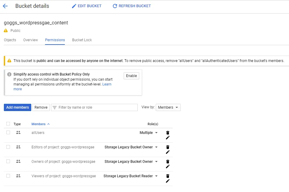 StorageAddedPublicPermissions